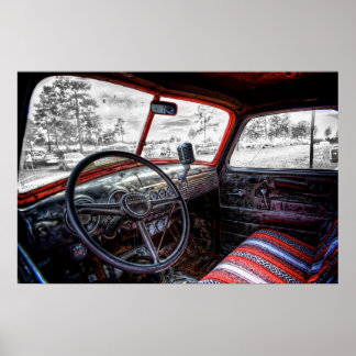 Rat Truck Interior Poster