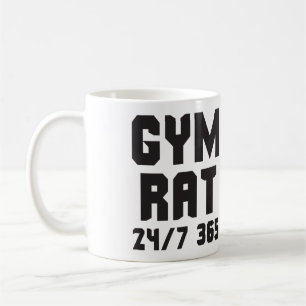 Rat van de gymnastiek - 24/7 365 - Bodybuilding Koffiemok