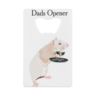 Rat Waiter Kredietkaart Flessenopener