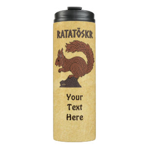 Ratatöskr, Noorse/Viking eekhoorn Thermosbeker
