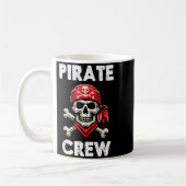 Rate Crew Skull Crossbones Funny Matching Men Wome Koffiemok (Links)