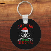 Rate Lover Matching Santa Yo Ho Ho Rate Merry Chri Sleutelhanger (Voorkant)