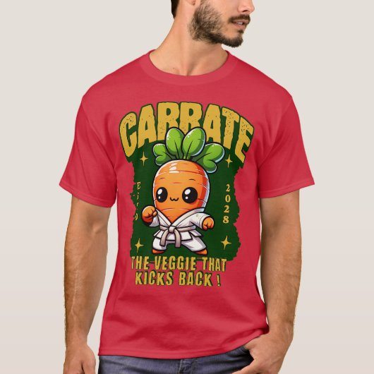 rate The veggie that kicks back T-shirt (Voorkant)