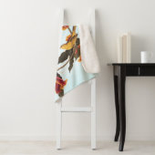 Rathbone's Warbler Song Bird op Crossvine Fleece B Sherpa Deken (In situ)