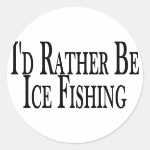 Rather Ice Fish Ronde Sticker