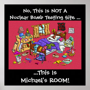 Rather Messy Room Poster