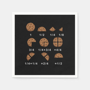 Ratio Aantal wiskunde School Nerd Gift Servet