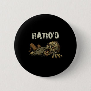 Ratio'd Teag Meme Grappige Zombie Npc Ratioed Game Ronde Button 5,7 Cm