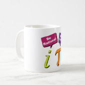 Rationeel zijn - Echte objecten Koffiemok (Voorkant links)