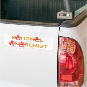 Rationele anarchist bumpersticker (Op Truck)