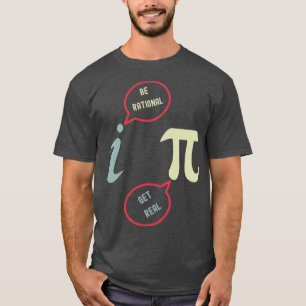 Rationele haal echte grappige Wiskunde Joke Stats T-shirt