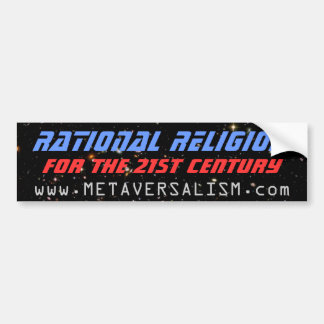 Rationele religie bumpersticker