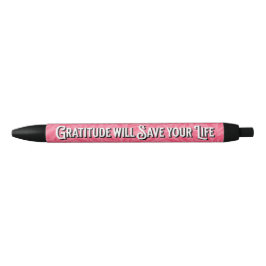 Ratitude-pen (roze) zwarte inkt pen