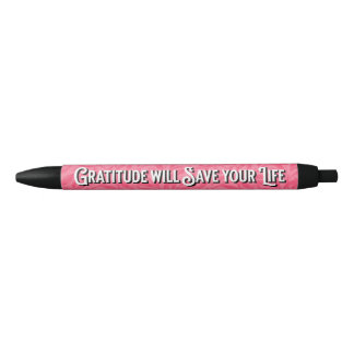 Ratitude-pen (roze) zwarte inkt pen