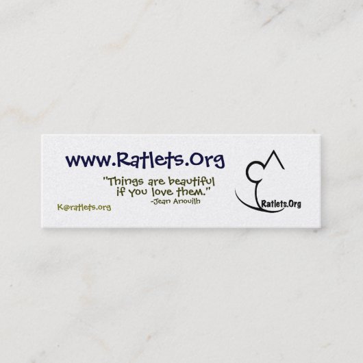 Ratlets peu de carte (Devant)