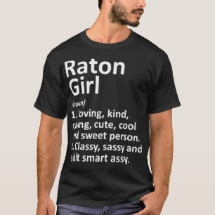 RATON L NM NEW MEXICO Grappige Stad Huis Roots Gif T-shirt