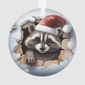 Raton laveur 3D mignon (dos)