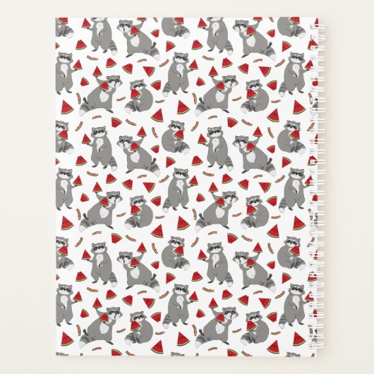 Raton laveur avec pastèque (Dos)