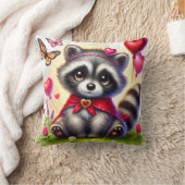 Raton laveur chéri – Coussin de la Saint-Valentin (Couverture)