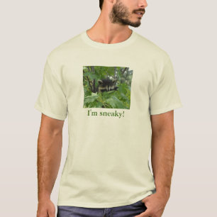 Raton laveur sournois - le T-shirt des hommes