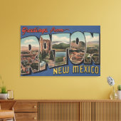 Raton, New Mexico - Grote Letter-scènes Canvas Afdruk (Insitu (Woonkamer))
