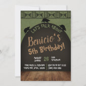 Rats le long de son dos anniversaire Invitation (Devant)