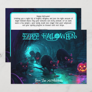 Rats 'n' Jack : Carte d'Halloween du Spectacle d'é