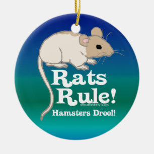 Rats Rule! Keramisch Ornament