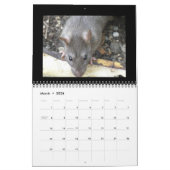 Rats sauvages Calendrier personnalisé (Mar 2026)