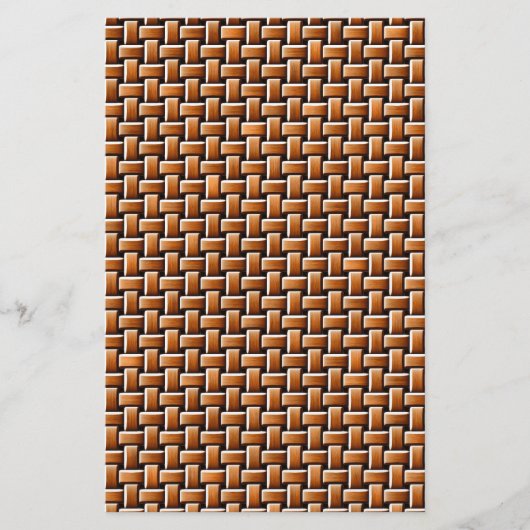 Rattan texture briefpapier (Voorkant)