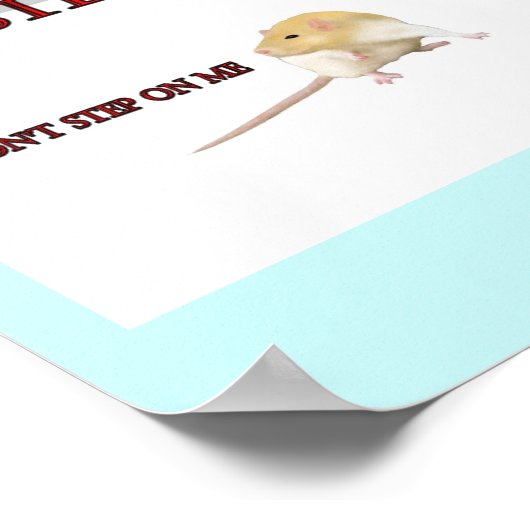 Ratten bij Play-Poster Poster (Hoek)