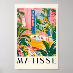 Ratten in bad Grappig Poster, Matisse Print, Dopam Poster