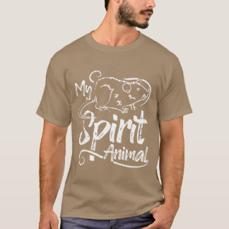 Ratten zijn mijn spirituele dier grappig t-shirt