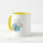 Ratten zijn Schattige, maar een beetje stinkend Mok (Voorkant links)