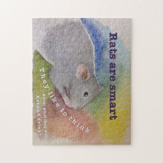 Ratten zijn slimme puzzel (Verticaal)