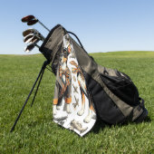  rattendrager naadloos golfhanddoek (Groen)