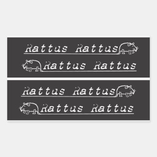 Rattenfiets embleem, sticker, sticker