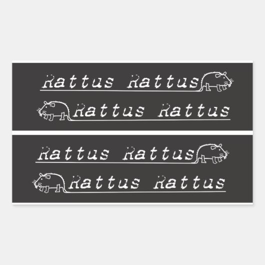 Rattenfiets embleem, sticker, sticker (Voorkant)