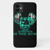 rattenversterking in de gym Case-Mate iPhone case (Achterkant)