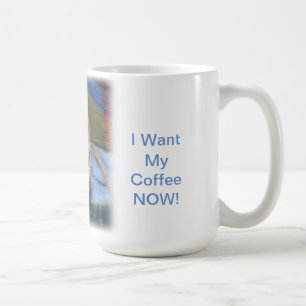 Rattie, ik wil NU mijn koffie! Koffiemok