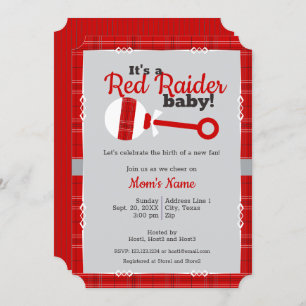 Rattle Raider Baby shower Kaart