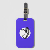 Rattle snake bagagelabel (Voorkant (verticaal))