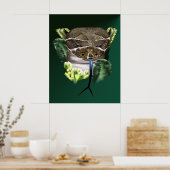 Rattle Snake Face Poster (Keuken)