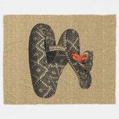 RATTLE SNAKE FLEECE DEKEN (Voorkant (Horizontaal))