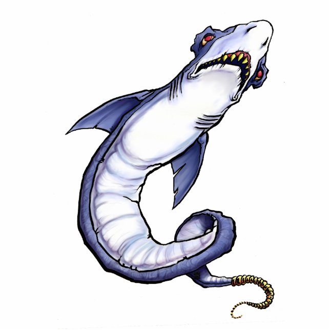 Rattleshark Fotobeeldje Magneet (Voorkant)