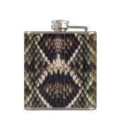 Rattlesnake Flask Heupfles (Achterkant)