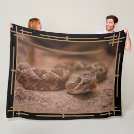 Rattlesnake Fleece Deken