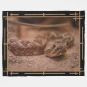 Rattlesnake Fleece Deken (Voorkant (Horizontaal))