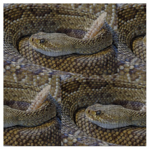Rattlesnake foto stof