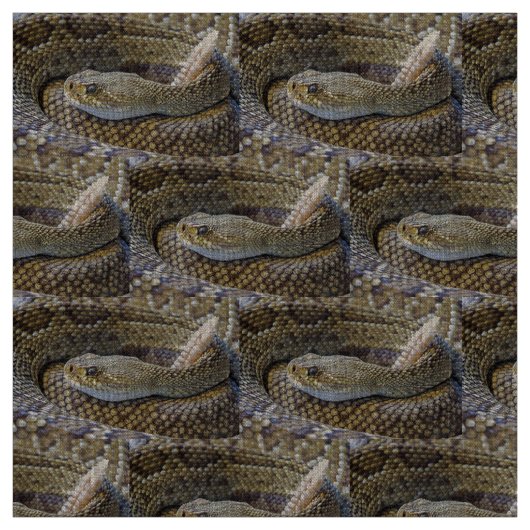 Rattlesnake foto stof (Swatch)